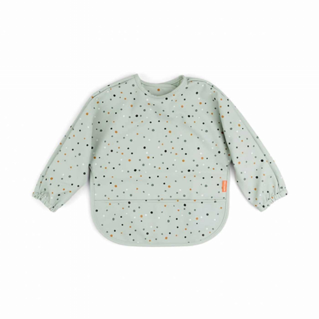 Done By Deer Haklapp med ärm Happy Dots Grön