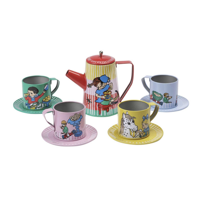 Pippi Leksaksservis i plåt
