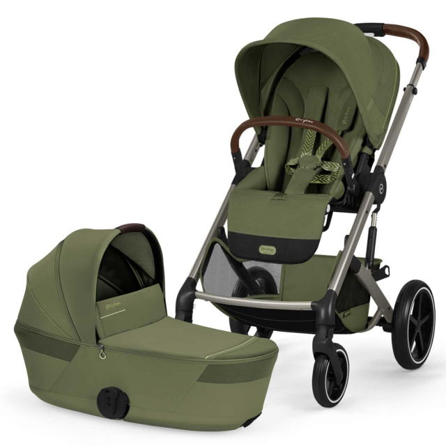 Cybex Balios S Lux 2026 Duo med Fold-Cot Moss Green