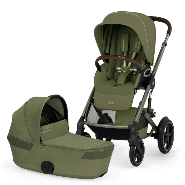 Cybex Talos S Lux Duo med Fold-Cot Moss Green