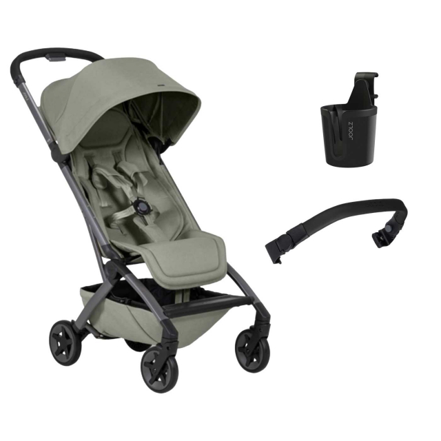 Joolz Aer2 Resevagn Sage Green + Bygel & mugghållare