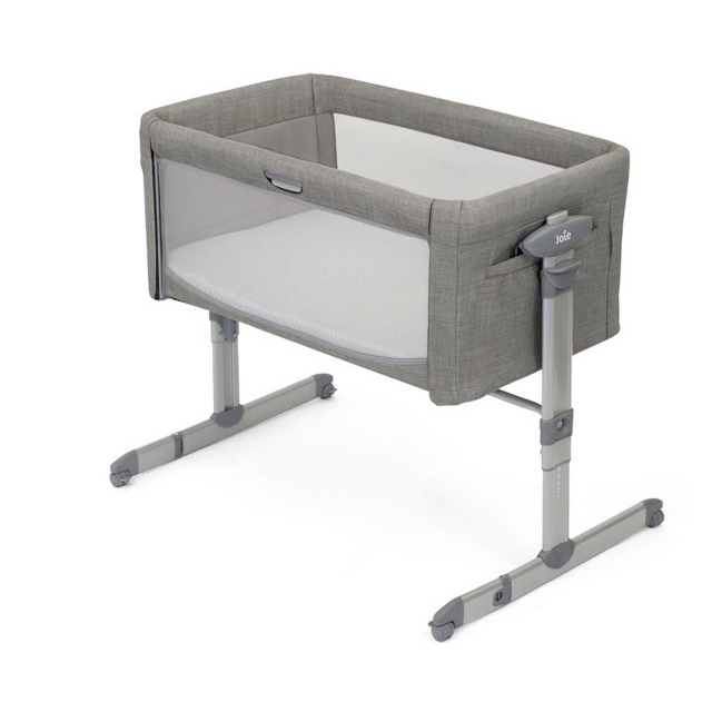 Joie bedside Crib Roomie Glide Foggy Grey