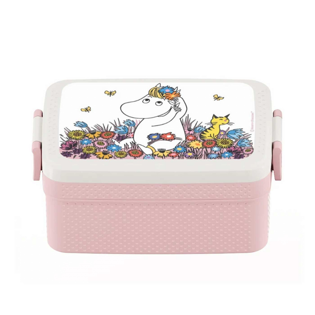 Mumin Lunchlåda Äng Rosa
