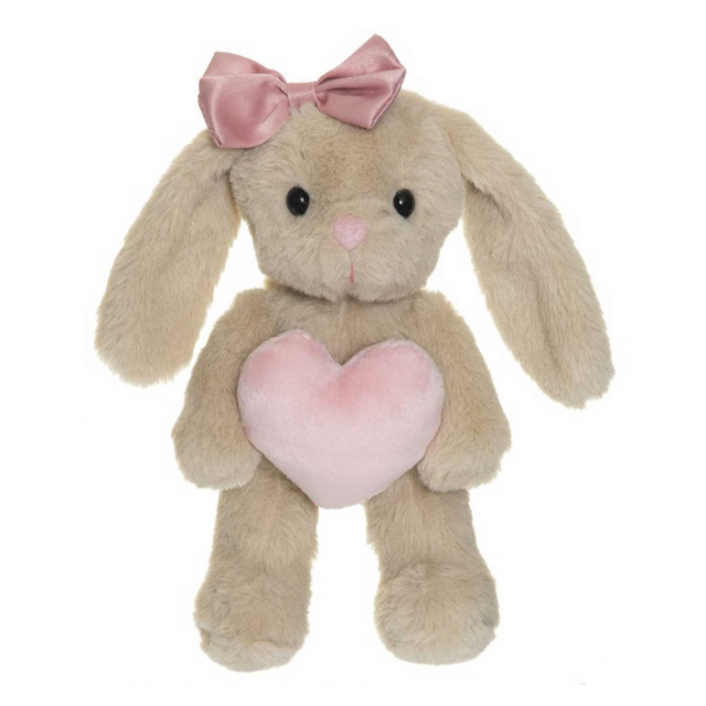 Teddykompaniet Kanin Tyra med hjärta Beige