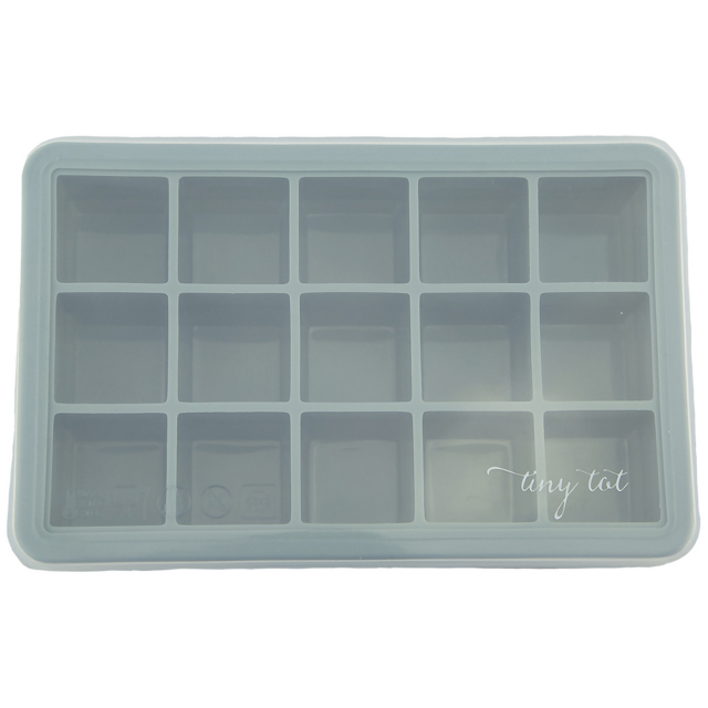 Tiny Tot Portionsformar 15 kuber Smokey Green