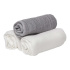 Les Enfants Snuttefiltar Bambu Muslin 3-pack Grå/Vit i gruppen Babytillbehör / Sova / Bädda för sommartider hos Bonti (02-0102)