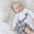 Les Enfants Snuttefiltar Bambu Muslin 3-pack Grå/Vit i gruppen Babytillbehör / Sova / Bädda för sommartider hos Bonti (02-0102)