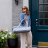 Voksi Carry Me Babylift Misty Blue i gruppen Barnvagnar / Barnvagnstillbehör / Mjukliftar hos Bonti (11036251-mistyblue-Leaf)