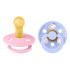 BIBS x Moomin Napp Colour Latex 2-Pack 0-6 mån Dreaming Baby Pink Mix i gruppen Babytillbehör / Nappar och tillbehör / Nappar 0-6 månader hos Bonti (BIBS11033101)