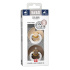 BIBS Napp Colour Night Latex 2-pack 6-18 mån Vanilla/Dark Oak i gruppen Babytillbehör / Nappar och tillbehör / Nappar 6 månader + hos Bonti (BIBS120244)