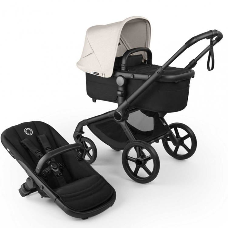 Bugaboo Fox 5 Renew Barnvagn Black/Heritage Black/Misty White i gruppen Barnvagnar / Varumärken / Bugaboo / Bugaboo Fox 5 hos Bonti (BUBO100051145)