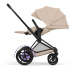 Cybex E-Priam Duovagn Matt Black/Cozy Beige i gruppen Barnvagnar / Varumärken / Cybex / Cybex E-Priam hos Bonti (CYBE526000065)