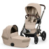 Cybex Talos S Lux Duo med Fold-Cot Almond Beige i gruppen Barnvagnar / Varumärken / Cybex / Cybex Talos S hos Bonti (CYBE526001735)