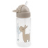 Done By Deer Vattenflaska med sugrör Lalee Sand i gruppen Babytillbehör / Äta och mata / Muggar, flaskor och glas hos Bonti (DOBD1026319)
