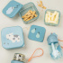 Done By Deer Snack Box Tiny Farm Blue 3-pack i gruppen Babytillbehör / Äta och mata / Matförvaring hos Bonti (DOBD1256872)