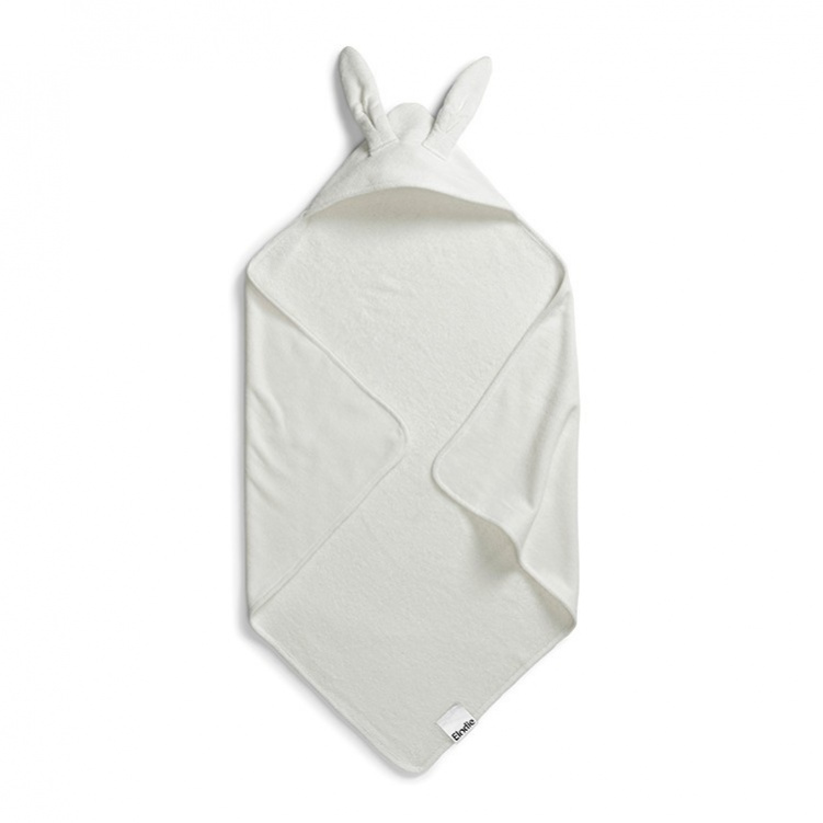 Elodie Badcape Vanilla White i gruppen Babytillbehör / Sköta / Badcaper och badrockar hos Bonti (ELOD70660126102NA)
