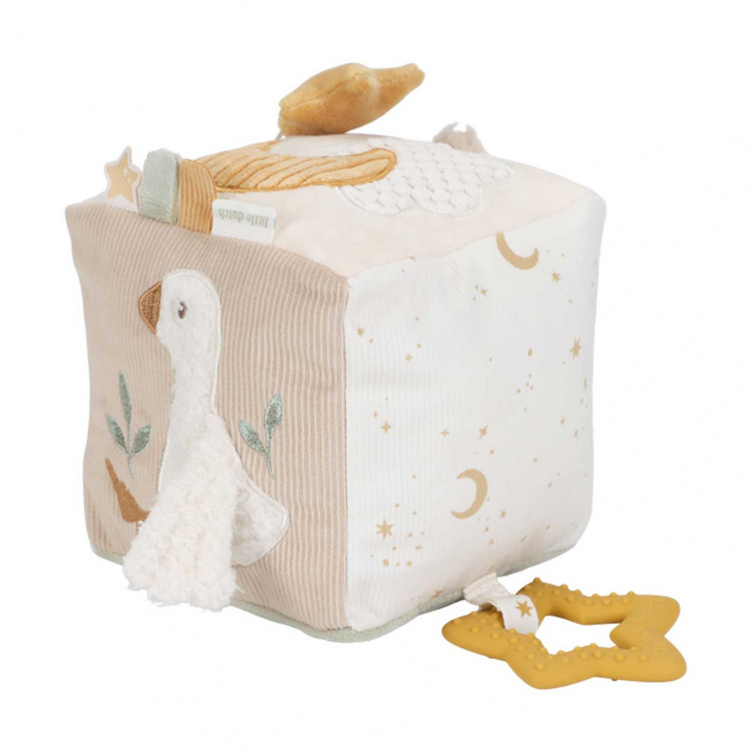 Little Dutch Aktivitetskub Newborn i gruppen Leksaker / Babyleksaker / Aktivitetsleksaker hos Bonti (LD8409)