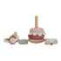 Little Dutch Stapelleksak Mjuk Rosa Fairy Garden i gruppen Leksaker / Babyleksaker / Aktivitetsleksaker hos Bonti (LD9022)