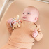 Nattou Soft Silicone Bitleksak Galaxy Beige i gruppen Leksaker / Babyleksaker / Aktivitetsleksaker hos Bonti (NATT41047-1)