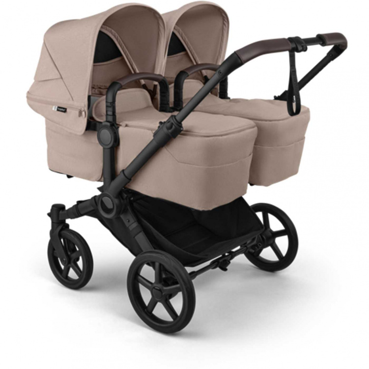 Bugaboo Donkey 6 Tvillingvagn Desert Taupe Melange i gruppen Barnvagnar / Varumärken / Bugaboo / Bugaboo Donkey 6 hos Bonti (PKT-BGBDonkey611)
