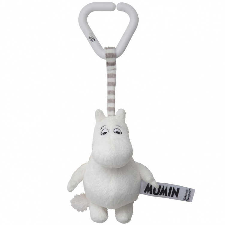Mumin Barnvagnsleksak Singel Grå i gruppen Leksaker / Babyleksaker / Barnvagnsleksaker hos Bonti (RAST6623)