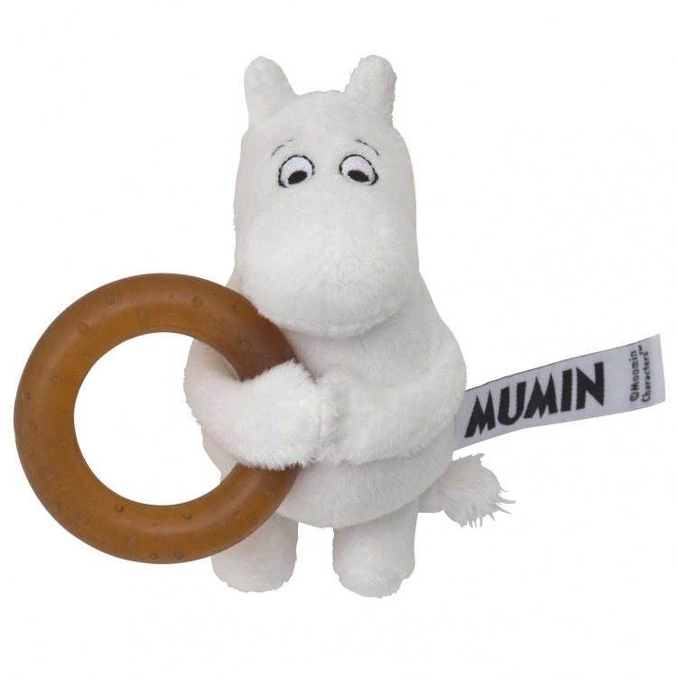 Mumin Bitleksak med Naturgummiring i gruppen Leksaker / Babyleksaker / Bitleksaker hos Bonti (RAST6638)