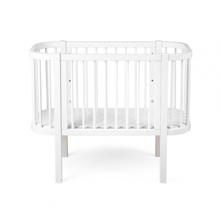 Sebra Bedisde Crib Classic White i gruppen Möbler och inredning / Sängar och tillbehör / Vaggor och sidosängar hos Bonti (SEBR200130066)