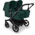 Bugaboo Donkey 6 Tvillingvagn + Aton B2 Babyskydd + Bas i gruppen Barnvagnar / Varumärken / Bugaboo / Bugaboo Donkey 6 hos Bonti (SET-BGBD6TWNATB2BS)