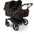 Bugaboo Donkey 6 Tvillingvagn + Aton B2 Babyskydd + Bas i gruppen Barnvagnar / Varumärken / Bugaboo / Bugaboo Donkey 6 hos Bonti (SET-BGBD6TWNATB2BS)