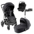 Britax Smile 5Z Duovagn + Baby-safe Core + Bas i gruppen Barnvagnar / Barnvagnspaket hos Bonti (SET-Britax5Z2)