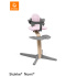 Stokke Nomi Dyna Grey Pink i gruppen Babytillbehör / Äta och mata / Matstolar och tillbehör hos Bonti (STOK625701)