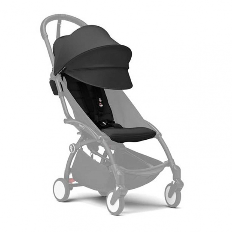 Stokke YOYO3 Färgklädsel 6+ Svart i gruppen Barnvagnar / Varumärken / Stokke / Stokke YOYO hos Bonti (STOK646403)