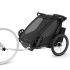 Thule Chariot Sport 2 Multisportvagn Double Black i gruppen Barnvagnar / Varumärken / Thule / Thule Chariot hos Bonti (THUL10201031)