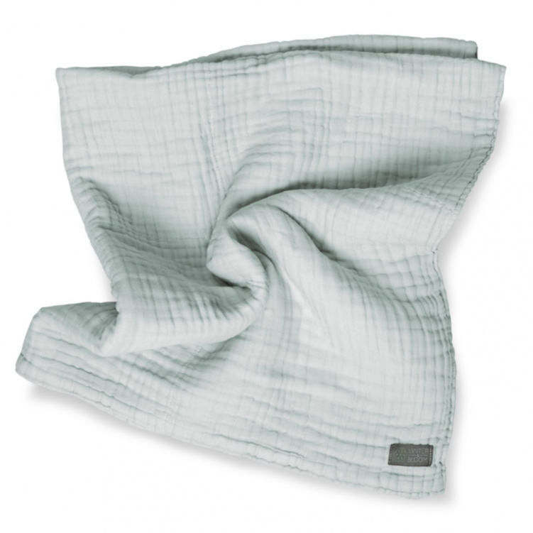 Vinter & Bloom Filt Muslin Eko Sage Green i gruppen Babytillbehör / Sova / Bädda för sommartider hos Bonti (VIBL40044-1)