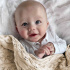 Vinter & Bloom Filt Moment EKO Linen Beige i gruppen Babytillbehör / Sova / Bädda för sommartider hos Bonti (VIBL40046-4)