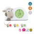 Zazu Sömntränare Sam The Sheep Taupe i gruppen Möbler och inredning / Nattlampor hos Bonti (ZAZUZA-SAM-06)